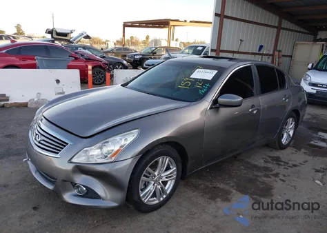 2013 Infiniti G37 Journey from USA, damaged, VIN JN1CV6APXDM725765